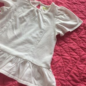 Crazy 8 Shirts & Tops - 4/$15! Crazy8 | Flutter sleeves Peplum jersey top Crazy 8 Shirts & Tops - 4/$15! Crazy8 | Flutter sleeves Peplum jersey top